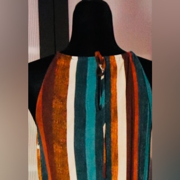 Colorful Striped Maxi Dress - Picture 4 of 6